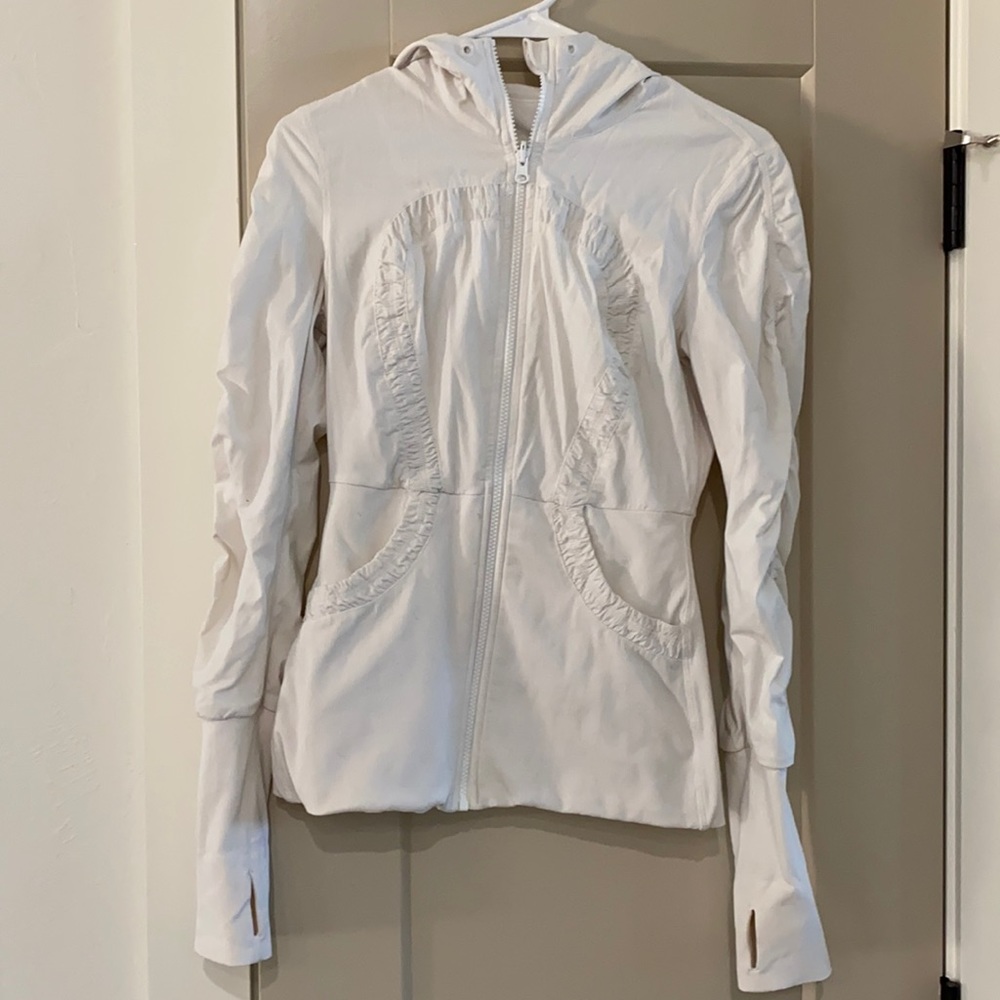 White lululemon jacket